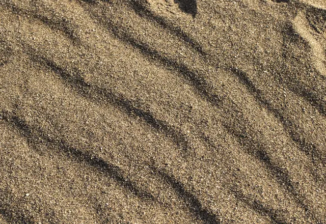 Detalhe da textura de areia fornecida pela Morais